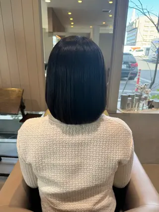 ミディアム 藤本 麗未のヘアスタイル