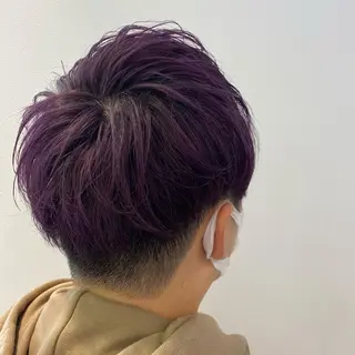 ショート カラー 渡邊 唯のヘアスタイル