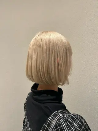 ミディアム カラー レイヤー/ブリーチ/ 渋谷/ルル🌿のヘアスタイル