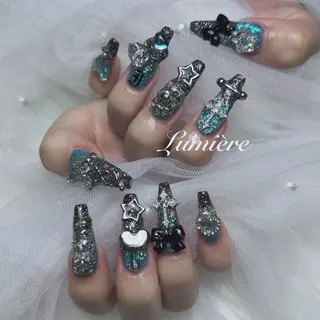 ネイル Lumière｜ ロング｜ワンホンのネイルデザイン