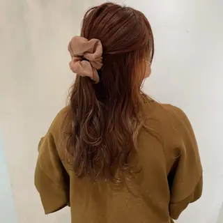 ロング 韓国風パーマ/ヘア セット/店長みづきのヘアスタイル