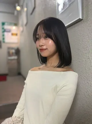 ミディアム カラー 透明感カラー 🧚‍♂️さえのヘアスタイル