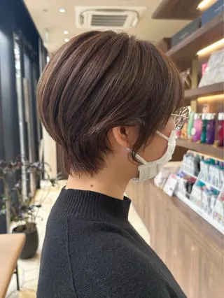 ショート カラー 中尾 碧斗のヘアスタイル