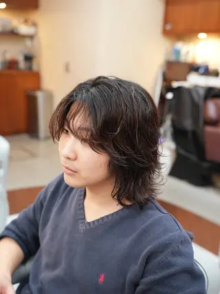 ミディアム メンズ特化🔥 颯太のヘアスタイル