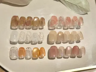 ネイル モデル募集🍑渋谷 Nanamiのネイルデザイン