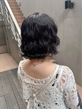 ショート パーマ 大橋 芽衣のヘアスタイル