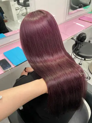 ロング カラー モテ髪ハイトーン🫧 serina🎀池袋のヘアスタイル