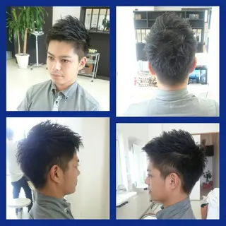 ショート メンズ キンジョウ エナミのヘアスタイル