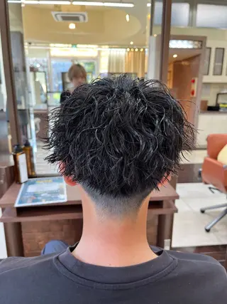 ショート パーマ メンズ 🧊メンズ特化🧊 高木航希のヘアスタイル