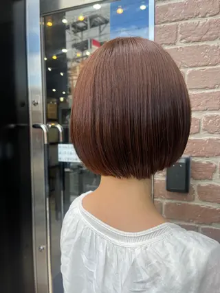 ショート カラー パーマ メンズ 久木原 ゆりのヘアスタイル