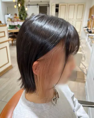 ショート カラー モデル募集 セイノチヒロのヘアスタイル