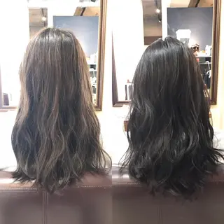 ロング カラー 今井 三智也のヘアスタイル
