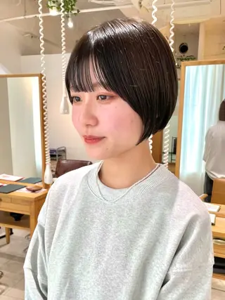 ショート カラー くがれいじ 梅田/ショート/ボブのヘアスタイル