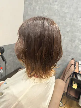 ミディアム カラー reeed konnoのヘアスタイル