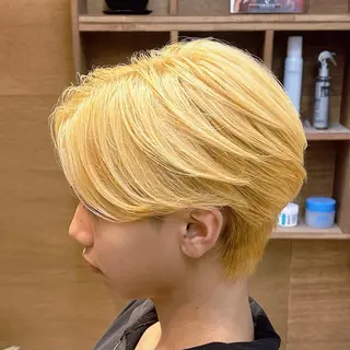 ショート カラー メンズ メンズパーマ✨️村越 雄斗のヘアスタイル