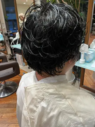 パーマ 梅本 佳容子のヘアスタイル
