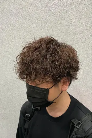 ショート パーマ メンズ 🌀パーマ特化 美容師🌀/しゅんのヘアスタイル