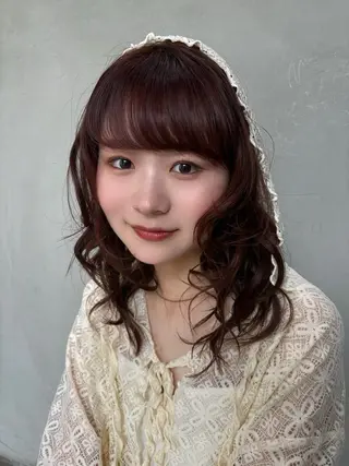 セミロング 🌿ボブ/暖色/ 艶カラー/Rukiのヘアスタイル