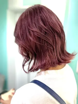 ミディアム 原 千景のヘアスタイル