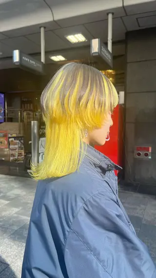 セミロング カラー s.sweet NACHIKAのヘアスタイル