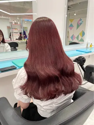 ロング カラー 履歴修正屋さん／ ブロンド／ホワイトのヘアスタイル