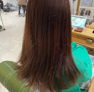 セミロング カラー パーマ 過去一の柔髪ヘア 🌿einshairのヘアスタイル
