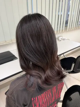 ミディアム カラー 似合わせ×透明感カラ ーなら🎀マリアのヘアスタイル