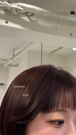 ショート 盛れる透明感カラー・ momokaのヘアスタイル