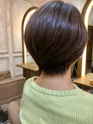 ショート カラー 鷺沼駅徒歩1分 キシタクのヘアスタイル