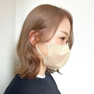 ミディアム カラー 韓国ヘア /男女☘️ 細江 美紅のヘアスタイル