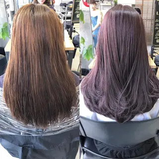 セミロング カラー 北間 寛哉のヘアスタイル