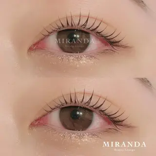 マツエク・マツパ アイブロウ MIRANDA beautyのマツエク・マツパデザイン