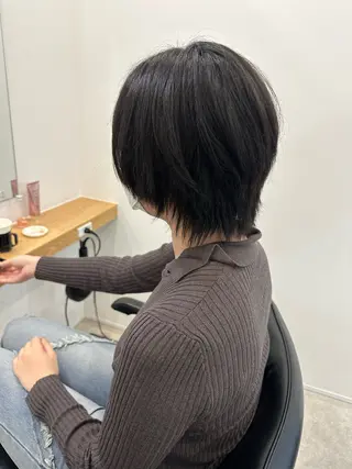 ショート レイヤー/ナチュラル 💐nao.のヘアスタイル