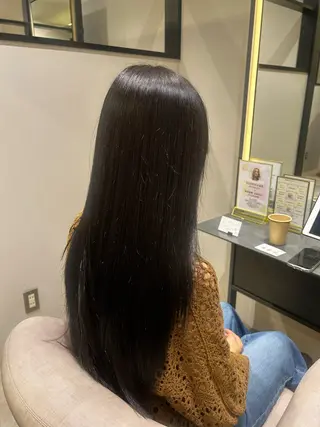 ロング 平日カットモデル 高岡/山崎開世のヘアスタイル