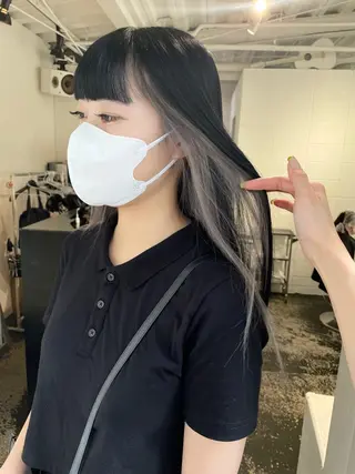ロング カラー パーマ ヘアアレンジ メンズ キッズ ネイル マツエク・マツパ アイブロウ 艶ハイトーン/ヘア アレンジAYAKAのヘアスタイル