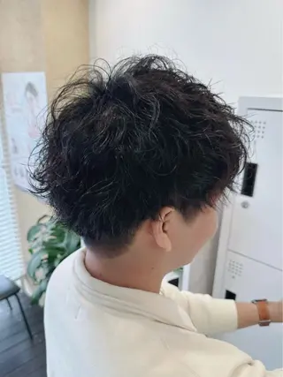 パーマ メンズ 八木菜美 似合わせ/ニュアンスのヘアスタイル