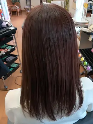 セミロング カラー 加藤 千秋のヘアスタイル