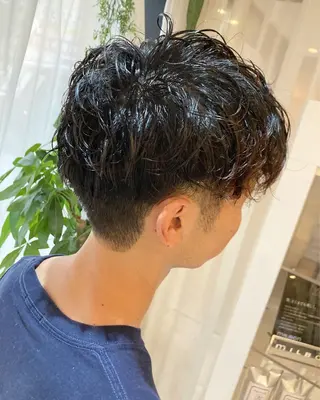 パーマ メンズ 松村 由莉香/ カラー/髪質改善のヘアスタイル