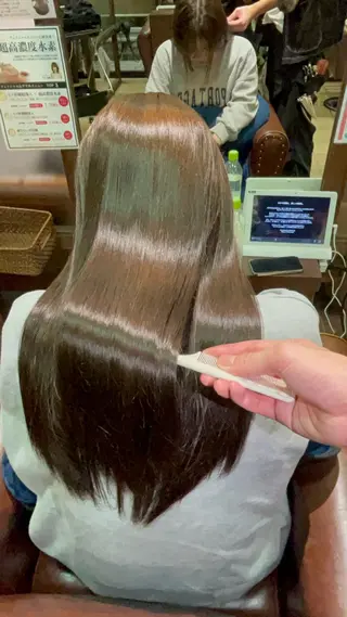 ﾌｳｶ ｶｯﾄ＆ﾊﾟｰﾏ募集のヘアスタイル