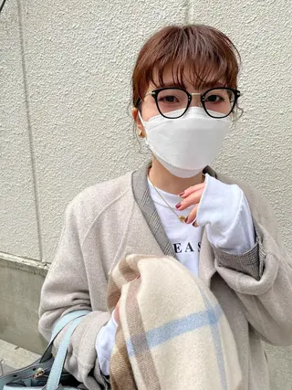 ロング さの あやねのヘアスタイル