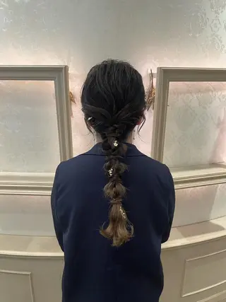 ヘアアレンジ 🍪ﾖｼｲﾊﾙﾈ🍪 ﾗﾍﾞﾝﾀﾞｰｶﾗｰのヘアスタイル