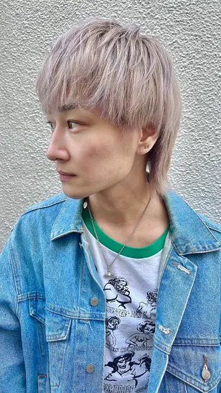 ショート カラー メンズ 宮永 智香のヘアスタイル