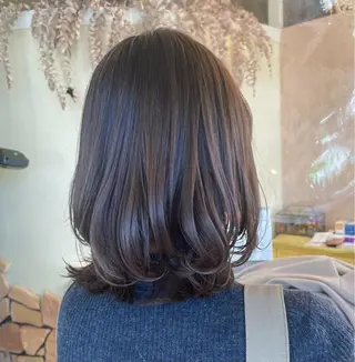 ミディアム hair make echo滿木あい花のヘアスタイル