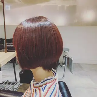 ショート 早稲田/ショート/ 髪質改善/艶カラーのヘアスタイル