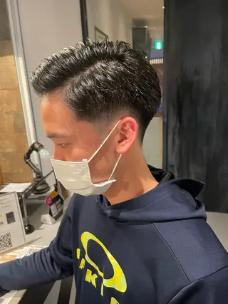 メンズ 吉田 剛のヘアスタイル