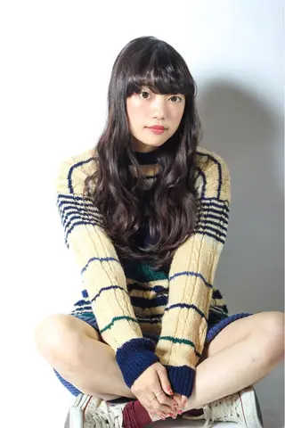 ロング ＆-HAIR佐藤 ゆいモデル募集中のヘアスタイル