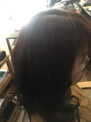 カラー 中山 ルミ子のヘアスタイル
