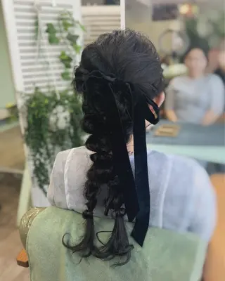ロング ヘアアレンジ 個室サロン🌼万希 ヘアケア/ヘッドスパのヘアスタイル