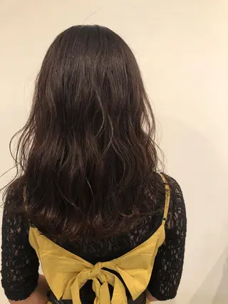 ロング カラー ヘアアレンジ メンズ キッズ ネイル マツエク・マツパ 透明感カラー🤎 ゆりのヘアスタイル