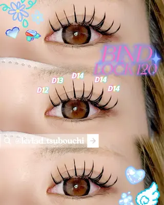 マツエク・マツパ ルリアド栄🦋 ツボウチのマツエク・マツパデザイン